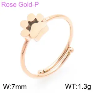 Open Rose Gold Ring Kr103463-GC