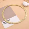 Wholesale Long-Lasting Plated 18K Gold Solid Color Copper Casual Simple Style Bracelets Necklace Jewelry Set