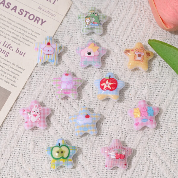 Wholesale Cartoon pentagram fruit small animal bead