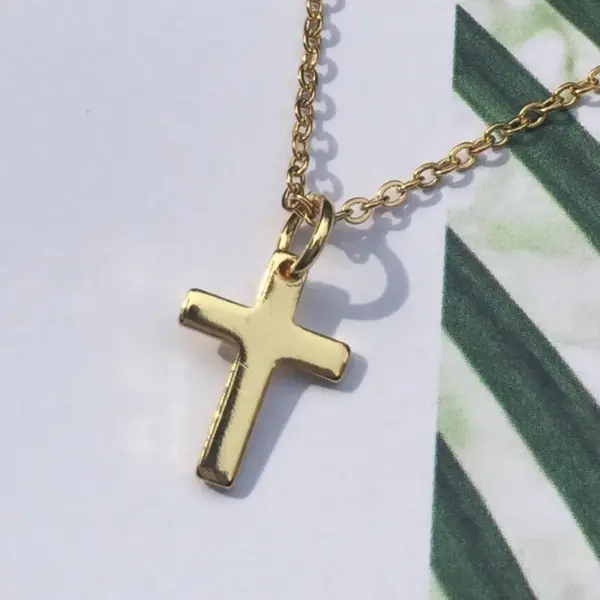 Wholesale Jewelry Diamond Lightning Pendant Titanium Steel Necklace Nihaojewelry