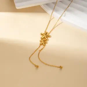 Gold Flower Necklace