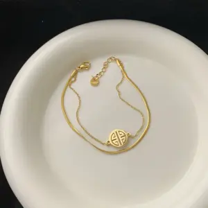 Wholesale Fashion Solid Color 304 Stainless Steel 16K Gold Plated White Gold Plated Gold Plated Stainless Steel Bracelets In Bulk