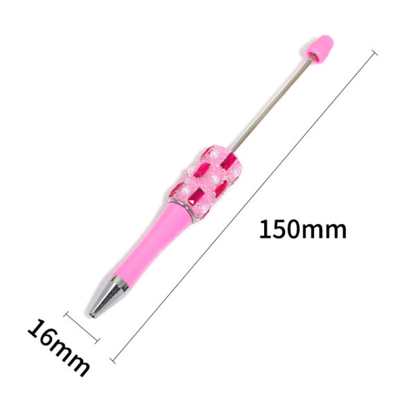 oly-152da08464419f8934ca5d1b5de23588 Wholesale Creative Shiny Square Diamond DIY Beadable Pen