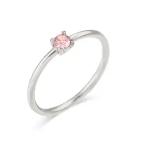 Ea544901s Steel Color / No. 8 / October Pink Zircon