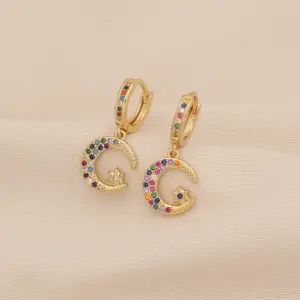 Gold / One Size / 1# Star and Moon