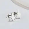 PVD Coated 18K Gold Real Gold Plated Cat 304 Stainless Steel Fashion Waterproof Non Tarnish Ear Studs
