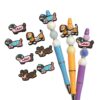 Wholesale Cartoon animal puppy beads