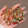 Wholesale Five-colored rope woven rice dumpling ethnic style bracelet