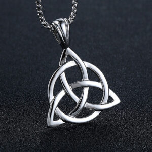 Triangle with stainless steel chain