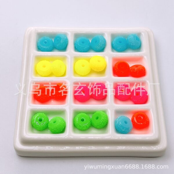 oly-156a655461ee0d3ef53675e562757be9 Wholesale Colorful wheel beaded loose beads