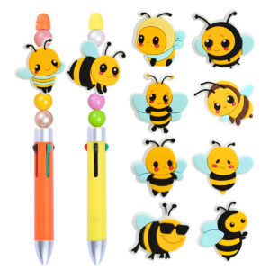 oly-15719330e8411e2138214dfd1d01f104 Wholesale Cute bee ballpoint pen beads