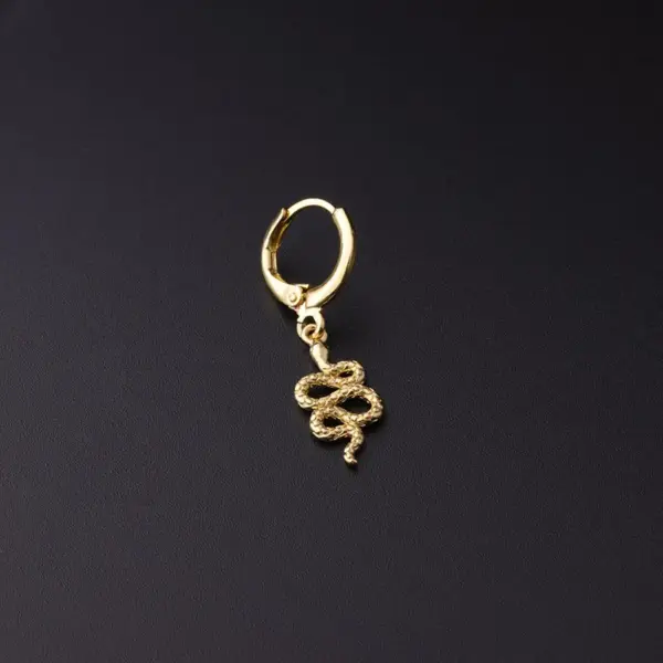 Ear Cartilage Rings & Studs Fashion Animal Copper Plating Artificial Gemstones