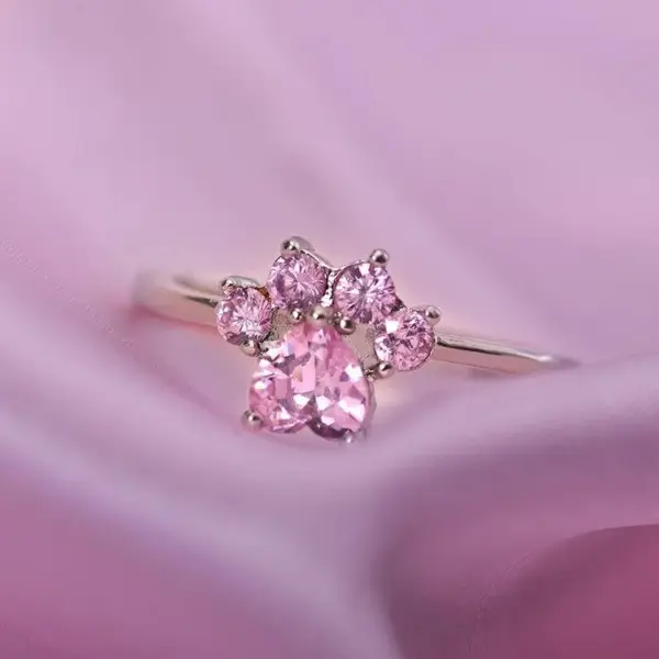 Wholesale Jewelry Cartoon Style Animal Copper Artificial Gemstones Diamond