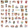 Wholesale 50 sheets COCOMELON stickers stickers notebook water Cup luggage laptop cartoon mobile phone