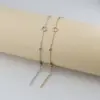 1 Piece Fairy Style Casual Beach Heart Shape Flower Butterfly 304 Stainless Steel lishing Plating Chain Rhinestones Zircon Rack Plated Long-Lasting Plated Vacuum Plating Rack Plated Long-Lasting Plated Vacuum Plating Gold Plated Women's Anklet