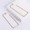 Wholesale PVD Coated 18K Gold Plated Fruit Stainless Steel Simple Style Waterproof Non Tarnish Earrings