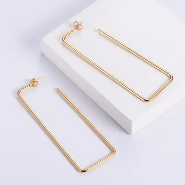Wholesale PVD Coated 18K Gold Plated Fruit Stainless Steel Simple Style Waterproof Non Tarnish Earrings