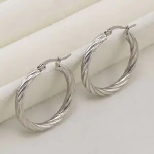 Silver / 25mm Pair