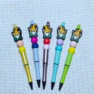 Wholesale Cross-Border Hot-Selling New Products: Dwarf Silicone Cartoon Beads Beading Factory Wholesale Ready Stock