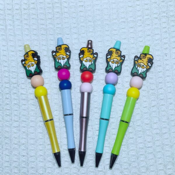 Wholesale Cross-Border Hot-Selling New Products: Dwarf Silicone Cartoon Beads Beading Factory Wholesale Ready Stock