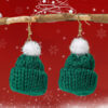 oly-1592dad9b19197dcea1f4c14f6b40167 Wholesale Christmas Pom-Pom Knitted Hat Earrings