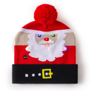 Santa claus belt cuffed hat