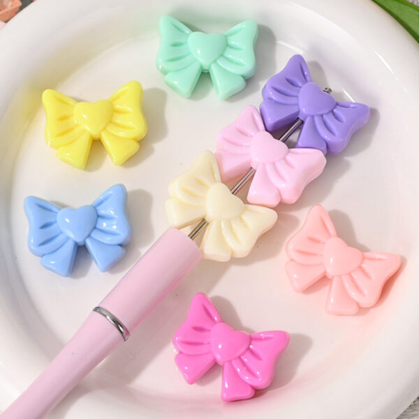 Wholesale Candy-colored bow beads