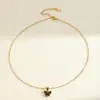 Wholesale Elegant Vintage Butterfly Shell Necklace Earrings Set Gold Plated Stainless Steel Jewelry Accessories For Women All Seasons