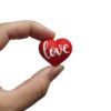 Wholesale 10pcs Valentine's Day LOVE Red Heart Beads