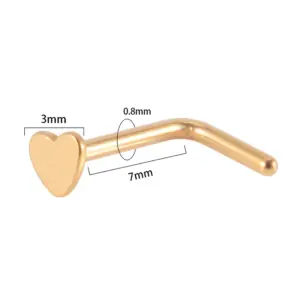 Gold-L Shape / 0.8*7*3mm