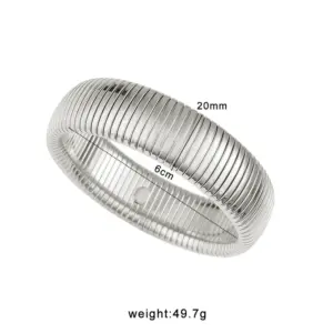 Silver 20mm 20cm (Ring Size 6cm)