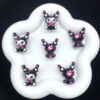 Wholesale Purple Black Series Cartoon Beads