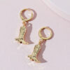 Wholesale Western Cowboy Alloy Boots Earrings