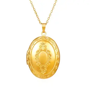 No. 6 Mirror Oval Gold MS-528F