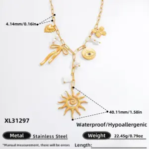 XL31297 / Electroplating 18K Real Gold