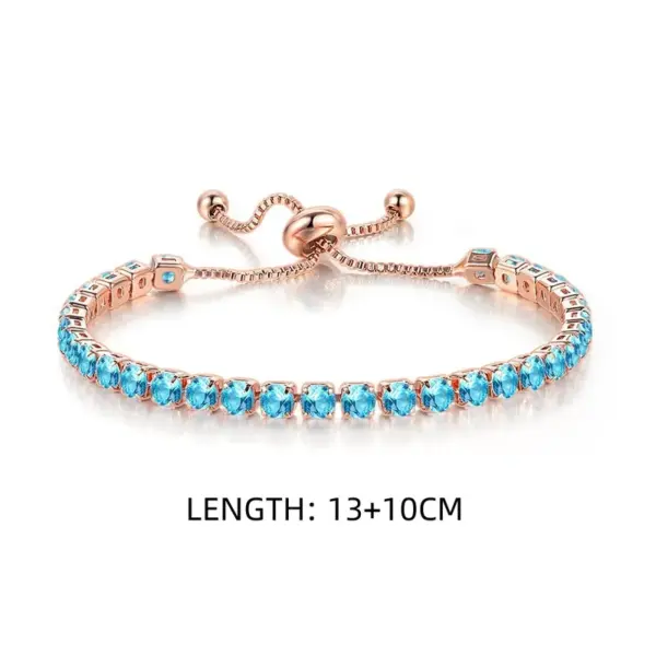 Wholesale Fashion Geometric Copper Zircon Bracelets In Bulk