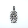 Wholesale European and American retro domineering diamond skull pendant titanium steel men's necklace hip hop personality punk style sweater chain