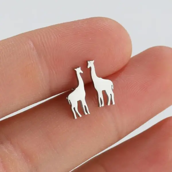 PVD Coated 18K Gold Real Gold Plated Animal 304 Stainless Steel Cute Waterproof Non Tarnish Ear Studs