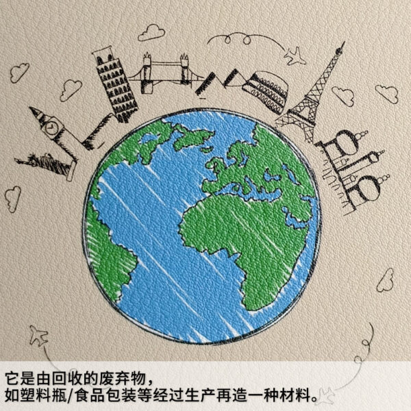 Wholesale Cross-Border Environmentally Friendly Recycled Material Rpet Notebook Source Factory Soft Cover with Customized Logo