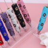 oly-162df1b070dc22f63cf7a0fc42db2b1e Wholesale Cross-border Live Hot Sale Color Leopard Diamond Pen Ceramic Mud Full Diamond Beaded Pen DIY Beaded Ball Pen Aessories