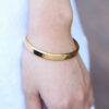 oly-163412a01e840f80d0e0beeaebc49001 Wholesale Factory direct dw bracelet 3 color fashion simple titanium steel plated 18K gold c-shaped open Watch aessories Bracelet Men
