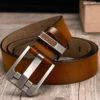 Wholesale New leather belt men European and American retro pinhole buckle leather leather belt casual business Joker belt a