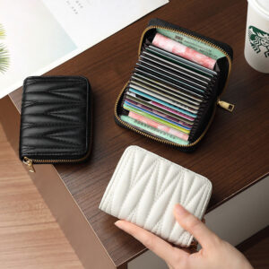 Wholesale Card Bag Women's Exquisite High-end High-end Sense New Multi-Card Small Anti-degaussing High-value Change ID Bag for Women
