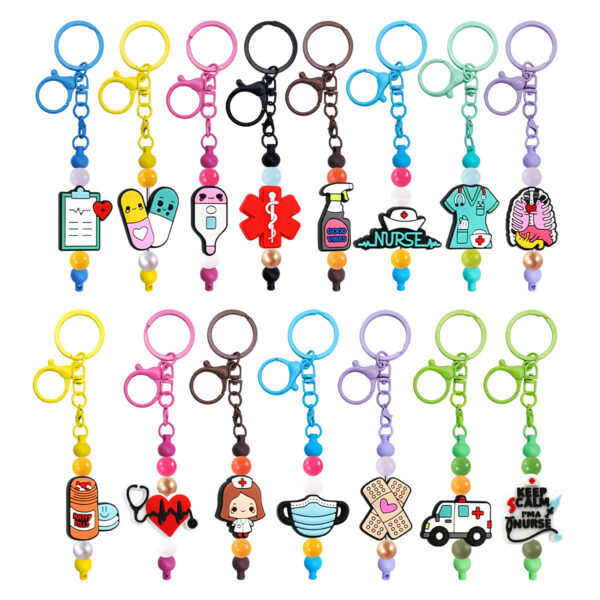 oly-164fb1ea34d18b602df4a58e27b5562d Wholesale Cartoon Medical Nurse Series Beads
