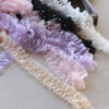Wholesale Layer Mesh Lace Pleated Bead Lace Bead Lolita Hair Belt Decorative Yarn Edge