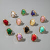 oly-1666f67a26bb42ef65aa4e283b34d170 Wholesale Geometric irregular fashion ring set