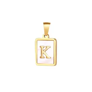 Gold / Letter K without Chain