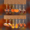 Wholesale Thanksgiving Turkey and Pumpkin Earrings