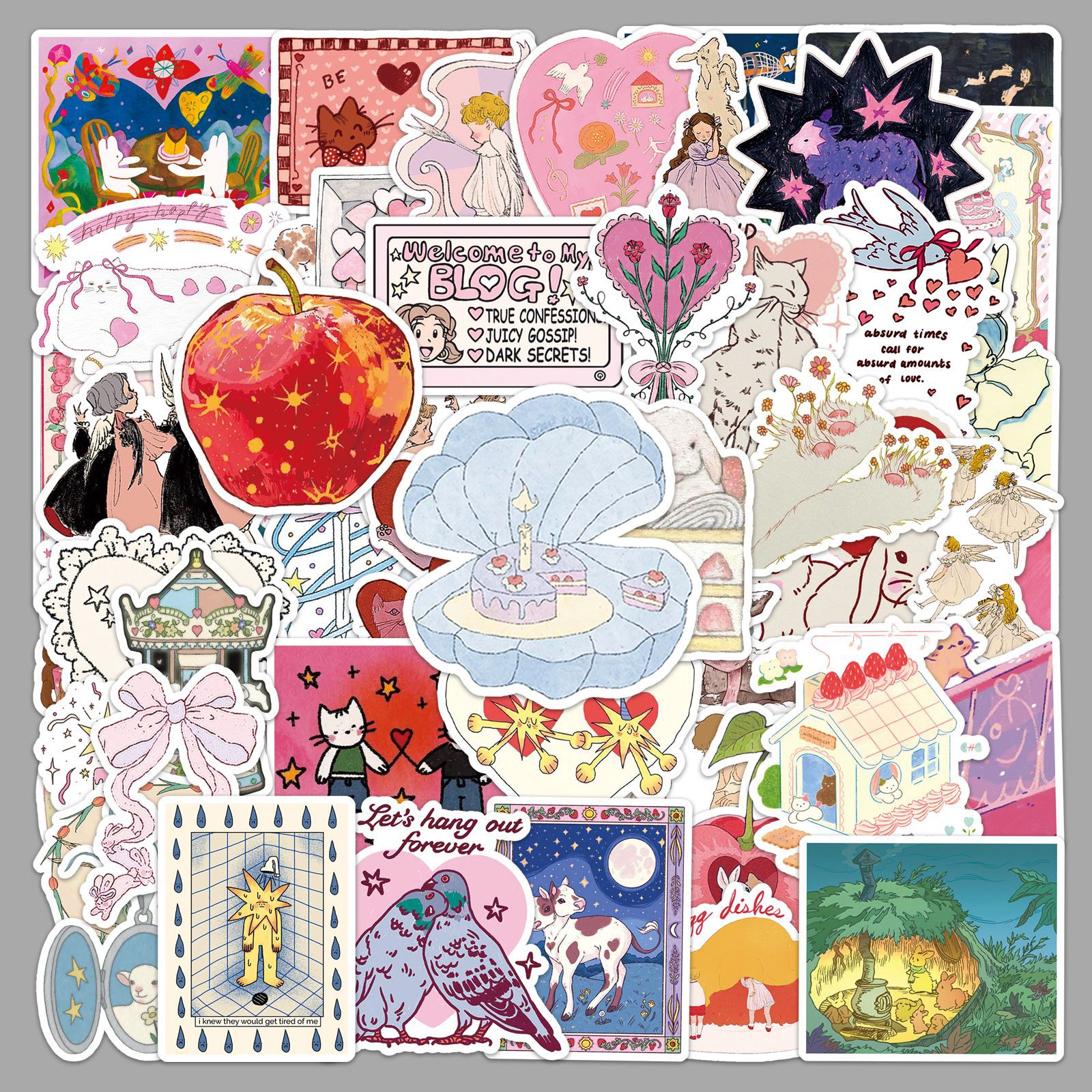 Wholesale Fairy Tale Cartoon Stickers - Cute and Girly Stickers