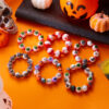 Wholesale Dark Gothic Halloween Wooden Bead Necklace Bracelet